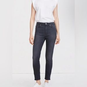 7 For All Mankind Jeans Women's Size 28 Grey B(Air) High Waist Ankle Skinny